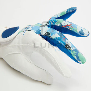 Fleurs Couleurs Chaudes Conception Sublimée Sur Cabretta Gants De Golf En Cuir Pour Femmes Gaucher En Cuir Souple Flexible Gants De Golf - Product Image 3