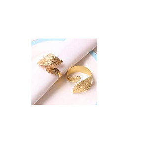 Anillos de latón para servilletas de mesa, martillado y servilleta con anillo de tamaño personalizado, precio barato y producto en oferta, nuevo - Product Image 2