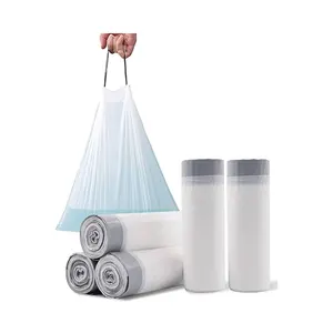 Plastic bag with Draw tape bag on roll customized color available to ship and export high quality materials from Vietnam
