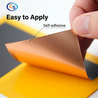 Feuille de cuivre conductrice en graphène à haute conductivité thermique et blindage EMI personnalisée pour système de refroidissement de tablette