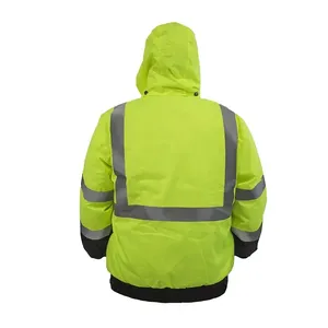 2023 seguridad reflectante para exteriores Material de alta visibilidad seguridad reflectante para mascotas chaqueta de lluvia de seguridad reflectante - Product Image 3