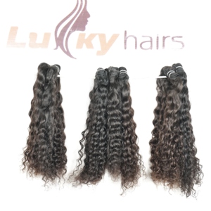 Venta al por mayor 100% extensiones de cabello humano crudo vietnamita mejor calidad virgen Remy rizado océano Glueless lujo cutícula alineados paquetes - Product Image 2