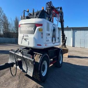 Excavadora de ruedas Hydromek 150 WR usada, con ruedas grandes, estándar de seguridad, en venta - Product Image 1
