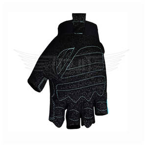 Gants de sport unisexes légers sur mesure à demi-doigts, accessoires de fitness en cuir tendance, disponibles en différentes couleurs, vente en gros - Product Image 6