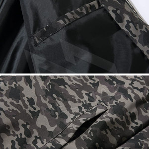 Venta al por mayor de fábrica de encargo del estilo de béisbol de Hip Hop hombres chaqueta de bombardero fabricante de ropa chaquetas de los hombres de bombardero de invierno - Product Image 4