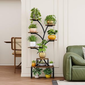 Soporte <span class=keywords><strong>para</strong></span> Plantas al por Mayor, Estante <span class=keywords><strong>para</strong></span> Flores con Forma de Árbol, <span class=keywords><strong>para</strong></span> Interiores y Exteriores, Exhibición de Flores Gigantes <span class=keywords><strong>para</strong></span> Jardinería en el Hogar - Product Image 2