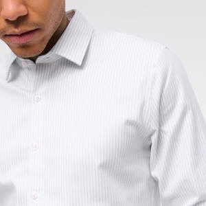 Chemise habillée d'été Chemise habillée sur mesure avec logo personnalisé Chemise habillée de marque privée à vendre - Product Image 5