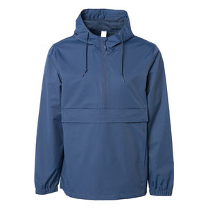 Chaqueta de lluvia de manga larga para hombre, la mejor calidad, impermeable, de nailon, pesada, para Otoño/Invierno, holgada, estilo callejero, con cremallera lavada - Product Image 1