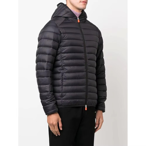 Chaqueta de Lona Acolchada con Capucha para Hombre, Color Personalizado, Logotipo Frontal, Resistente al Viento, Impermeable, Transpirable, Moda Urbana, para Exteriores - Product Image 4