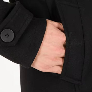 2025 couleur unie tenue décontracté hommes caban Top vente nouveau à la mode de haute qualité confortable hiver caban - Product Image 5