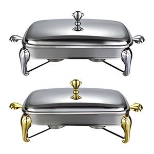 Chauffe-plats d'aspect vintage de qualité exportée en acier et en cuivre ou pour fêtes de mariage et grands plats de chauffe-plats d'événements à des prix raisonnables - Product Image 3