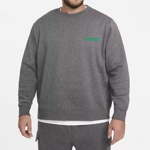 Sudadera de Cuello Redondo Personalizada al por Mayor para Hombre - 100% Algodón, Forro Polar, Manga Larga, Térmica, Invierno, Behram International - Product Image 2