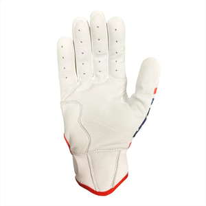 Guantes de Bateo de Béisbol con Diseño de Logotipo Personalizado, para Mano Izquierda, Tallas XL y XXL, al por Mayor, para Hombre, de Poliéster/Algodón - Product Image 1