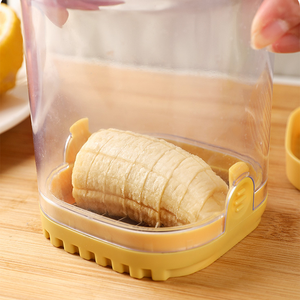 חותך וקוצץ פירות וירקות מהיר עם קופסה - כוס חיתוך לתות, ענבים, בננה, פטריות - Product Image 3