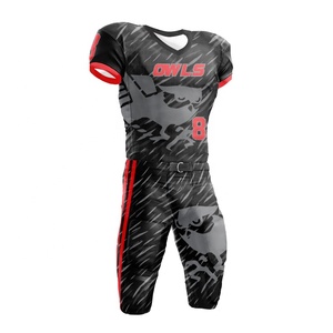 Nuevo Uniforme de Fútbol Americano Personalizado para Adultos, de Alta Calidad, Más Vendido, Manga Corta, Anti-UV, 100% Poliéster, Secado Rápido - Product Image 1