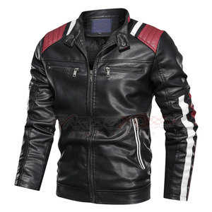 Usine hommes moto veste fabricant moto course vestes en cuir nouvelle haute qualité 2024 Logo personnalisé - Product Image 1