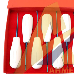 Elevadores dentales de luxación, 8 Uds., elevadores de raíz de luxación, extracción de cirugía oral por instrumentos quirúrgicos SUAVE - Product Image 3