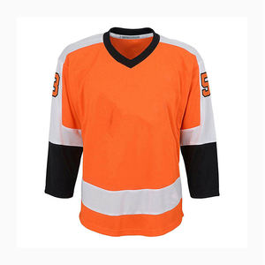 Maillot de hockey sur glace professionnel fabriqué au Pakistan pour les patchs personnalisés, maillot de hockey sur glace uni pour hommes, ensemble de haute qualité - Product Image 3