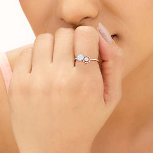 Anillo de Diamantes con Encanto Compartido - Product Image 2