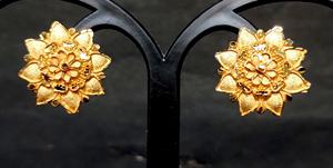 Super Selling <b>Earrings</b> <b>Set</b> with Traditional Designed 22CT <b>Gold</b> Plated <b>Earrings</b> Jewelry for Women Wear by Exporters - Product Image 3