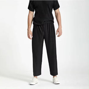 กางเกงขนแกะแนวสตรีทสวมใส่สบายสำหรับผู้ชายกางเกงแฟชั่นผู้ชายสีตามสั่งดีไซน์แบบพกพา - Product Image 2