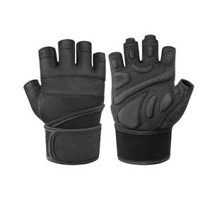 Guantes de levantamiento de pesas con logotipo personalizado disponibles para entrenamiento, Fitness, levantamiento de pesas, guantes de gimnasio para gimnasio, hombres y mujeres, Unisex duradero personalizado - Product Image 3