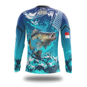 Veste de protection UV personnalisée pêche séchage rapide manches longues compétition pour maillot de pêche - Product Image 5