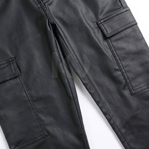 Pantalon en cuir pour homme, qualité supérieure, cuir souple, confortable, coutures durables, parfait pour le travail de bureau et les tenues décontractées - Product Image 5