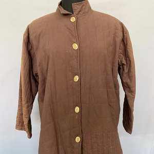 เดรสยาวคอตตอนคอวีสำหรับผู้หญิงชุดเดรสยาวพิมพ์ลายกำหนดโลโก้ได้เอง - Product Image 1