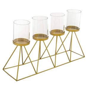 Creative Handcrafted Metal Candle Holder Candelabra Wedding Event Decorative Heavy Metal Candelabra <b>Candlestick</b> for Sale - Product Image 6