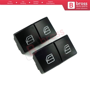 BDP109-1 4 Pieces Master <b>Window</b> Switch Button <b>Cover</b> Cap For W204 W212 S212 A207 C207 X204 W176 W246 C117 X117 X166 X156 W166 204 - Product Image 2