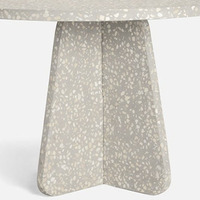 Table basse en marbre artificiel terrazzo, couleurs mélangées, poli et affûté, qualité supérieure, prix de gros usine Newstar, vente chaude