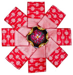 EL ÚLTIMO DISEÑADOR HERMOSO RICO PALLU JACQUARD TRABAJA EN TODO EL SAREE. - Product Image 6