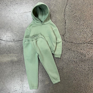 Ensemble de survêtement en molleton épais pour homme et femme, chaud pour l'hiver, avec capuche et pantalon, respirant, en peluche épaisse, pour la salle de sport - Product Image 4