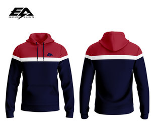 เสื้อมีฮู้ดแบบสวมหัวพิมพ์โพลีเอสเตอร์100% พิมพ์ลายดิจิทัลขนาด XS 3D - Product Image 3