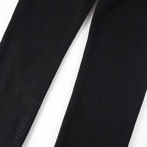 Hot Sellers <b>Men's</b> Casual Black Distressed Slim Fit Ripped <b>Jeans</b> Pant High Stretch with OEM Service - Product Image 5