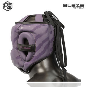 MMA personalizado OEM cuero de vaca entrenamiento casco cara patrón diseño Kickboxing Karate Taekwondo boxeo timón equipo de protección - Product Image 4