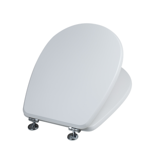 Tapa de Inodoro Compatible con Lutee, Fabricada en MDF Blanco Koricini, Italia - Product Image 2