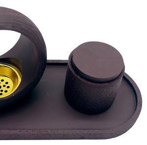 Modern Casted <b>Incense</b> Burner Set with Tray Bakhoor <b>Oud</b> Holder for Ramadan Gifting Middle Eastern & Gulf Home Islamic Home Decor - Product Image 5