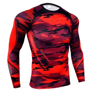 Breathable Gym Rash Guard Fight Training Gear Rash Guard High Quality New Style Men Rash Guard - Product Image 1