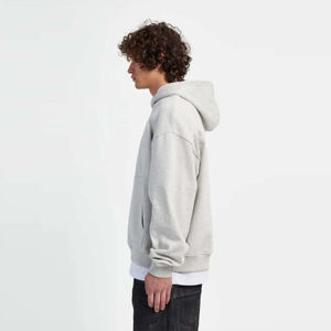 100% coton vierge impression personnalisée logo à capuche facile à porter respirant confortable marque privée Boxy Fit Hoodies - Product Image 6