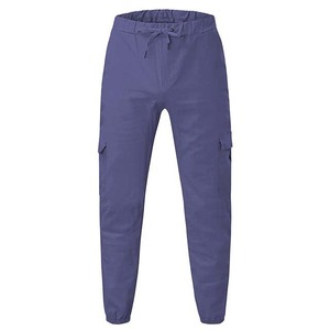 Pantalons pour hommes de conception personnalisée OEM, vêtements droits et à rayures incurvées pour hommes 100% pantalons cargo décontractés taille moyenne en polyester et coton pour hommes - Product Image 3