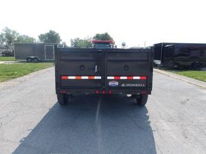 New2026 High Standard US Dump <b>Trailer</b> 16K 7 X 16 GN 3 Stage Telescoping 200kg Payload 48 Side Heavy Duty Farm Gearbox Motor - Product Image 6