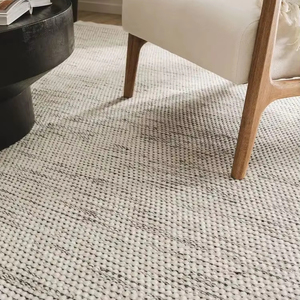 Gran descuento al mejor precio alfombra de lana pura Rocco Beige/Negro 200x300 cm lana para comedor, pasillo/entrada, dormitorio, sala de estar - Product Image 1