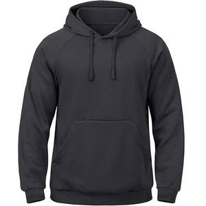 Jersey liso al por mayor de peso pesado para hombre Premium 100% sudaderas con capucha de algodón nuevo diseño básico impreso logotipo para invierno bordado - Product Image 2