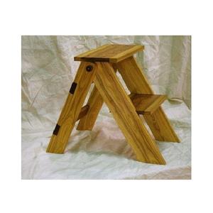 Tabouret compact en bois avec bords lisses, idéal pour les chambres d'enfants, l'accès à la garde-manger, les armoires de cuisine et les placards - Product Image 6