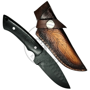 Cuchillo Compacto Táctico para Caza y Camping, Acero con Alto Contenido de Carbono, Funda de Cuero OEM, Resistente, Ultra Afilado, para Actividades al Aire Libre, Caza y Camping, B2B - Product Image 6