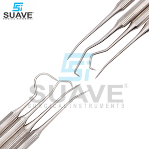 Sonde dentaire Double détartreur Instrument Oral Endodontic Nettoyage Outil Équipement Dents Chirurgie Ensembles Par SUAVE INSTRUMENTS CHIRURGICAUX - Product Image 2