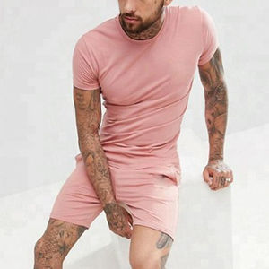 เสื้อยืดผู้ชายผ้าฝ้าย100% 2ชิ้นเสื้อทีเชิ๊ตสั้นชุดแฝดดีไซน์ใหม่ชุดโอเวอร์ไซส์พิมพ์ลายโอเวอร์ไซส์ - Product Image 4