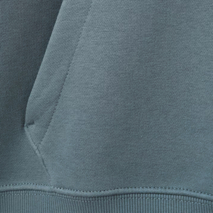 Sweat à capuche en polaire de haute qualité pour hommes avec logo personnalisé, design ample respirant, couleur unie, pull à manches longues respirant - Product Image 6